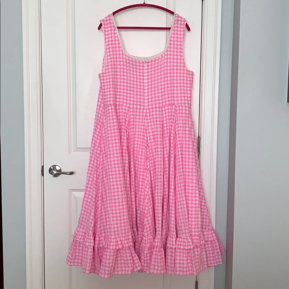 🌸 JessaKae Daze Pink Gingham Dress - NWT - 2X 🌸 - Picture 7 of 11